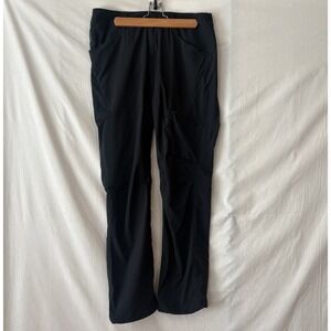 Merrell‎ Black Nylon Hiking Pants Women's 6 Outdoor Trail Zip Pocket 30x32